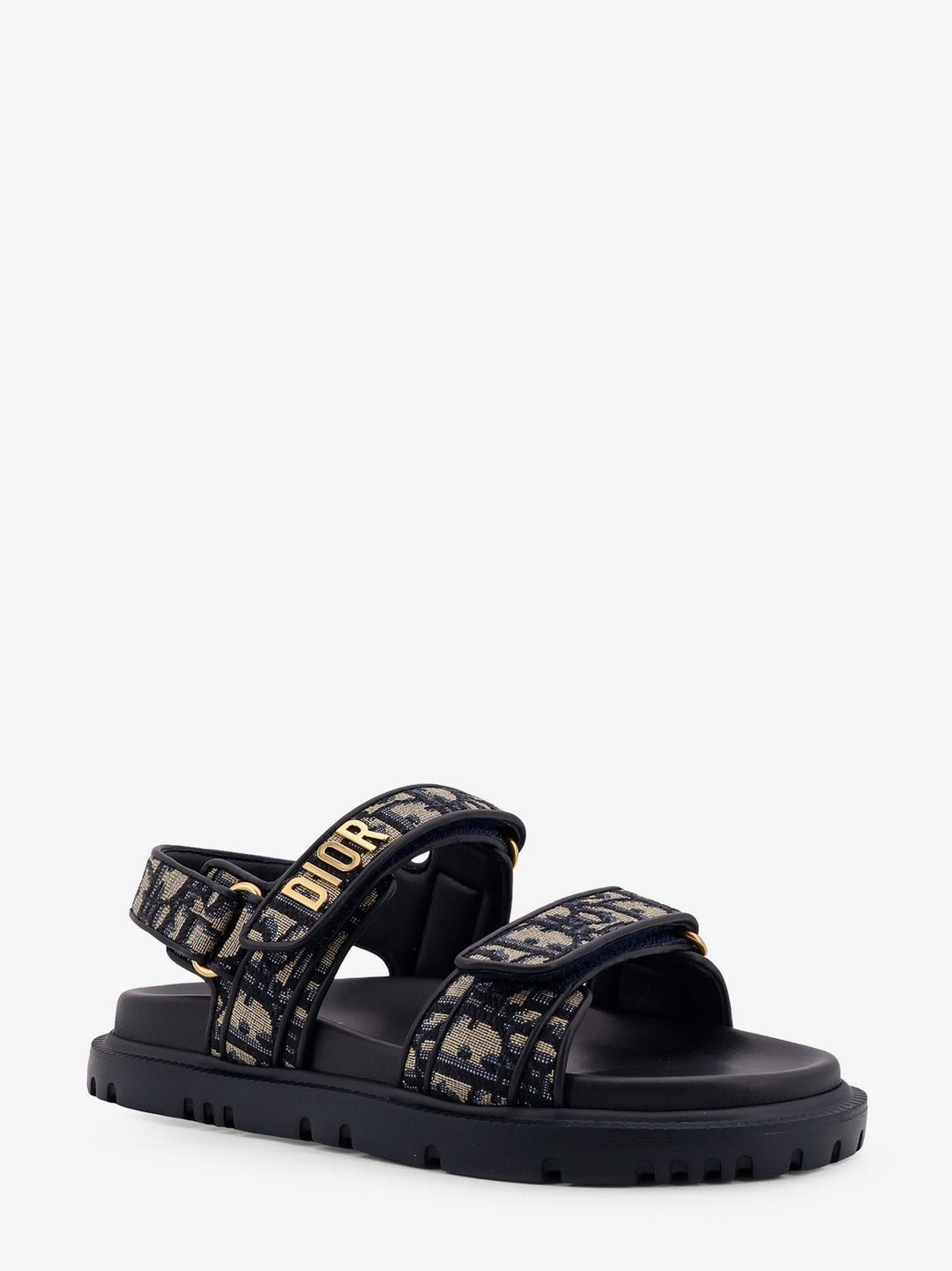 Dioract cotton sandals with Dior Oblique motif