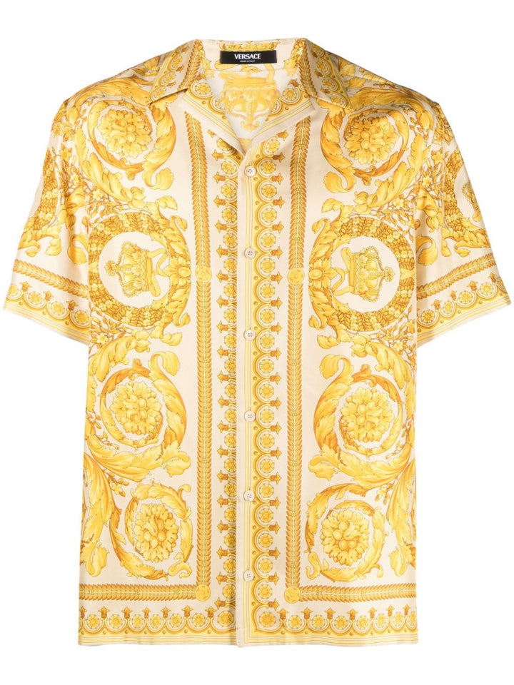 Versace Shirts Golden