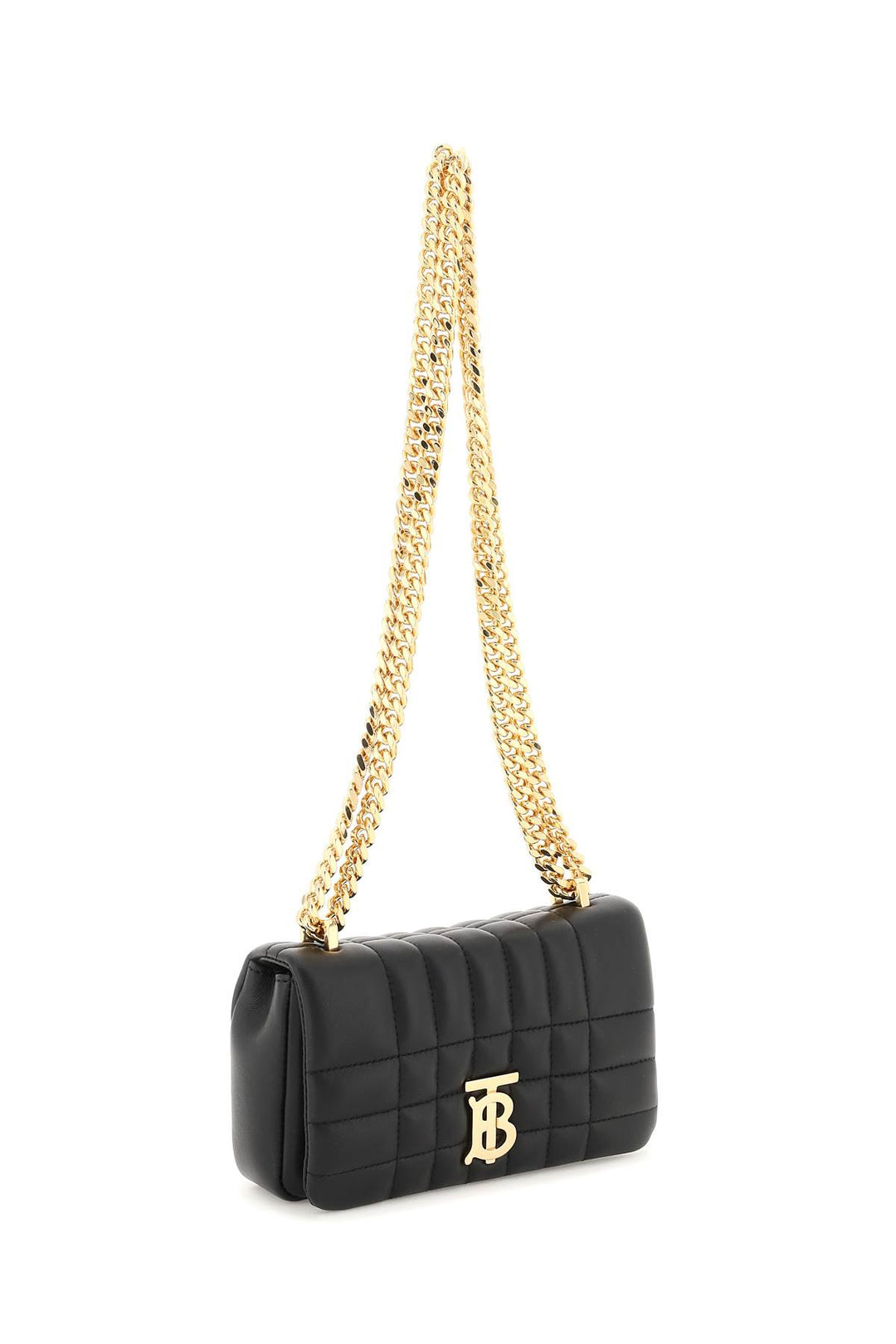 Burberry Quilted Leather Lola Mini Bag   Nero