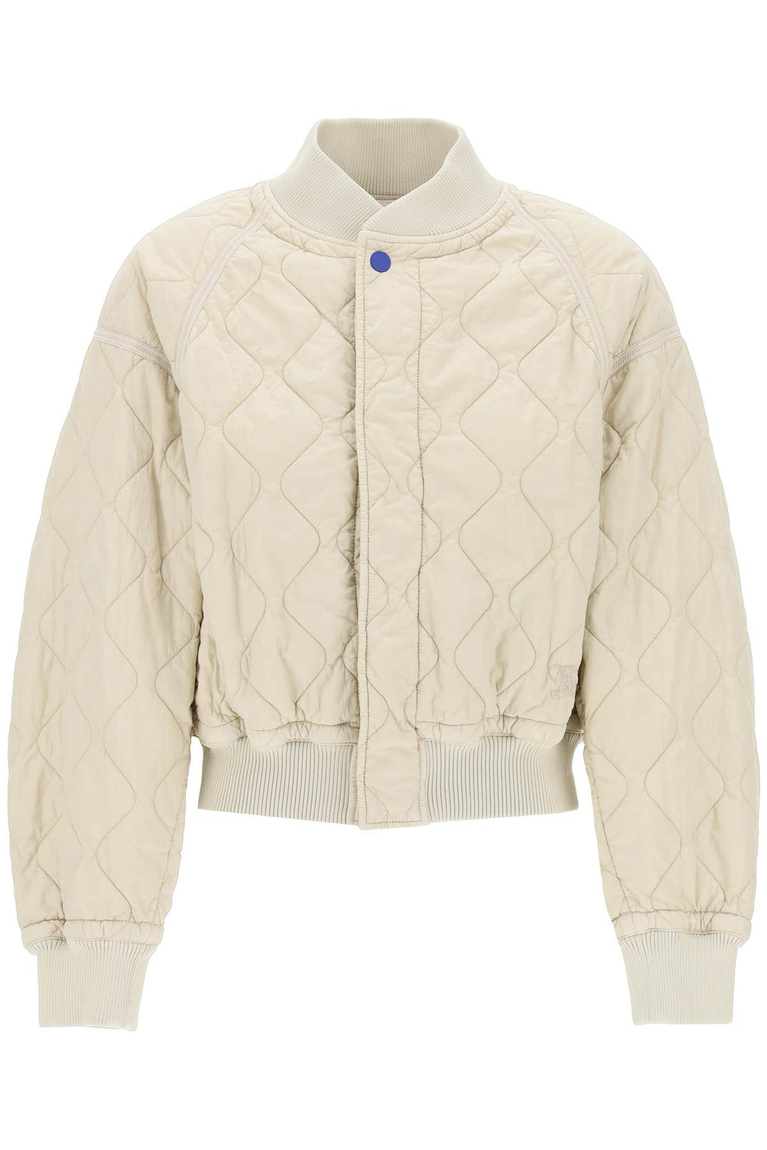 Burberry Quilted Bomber Jacket   Neutro
