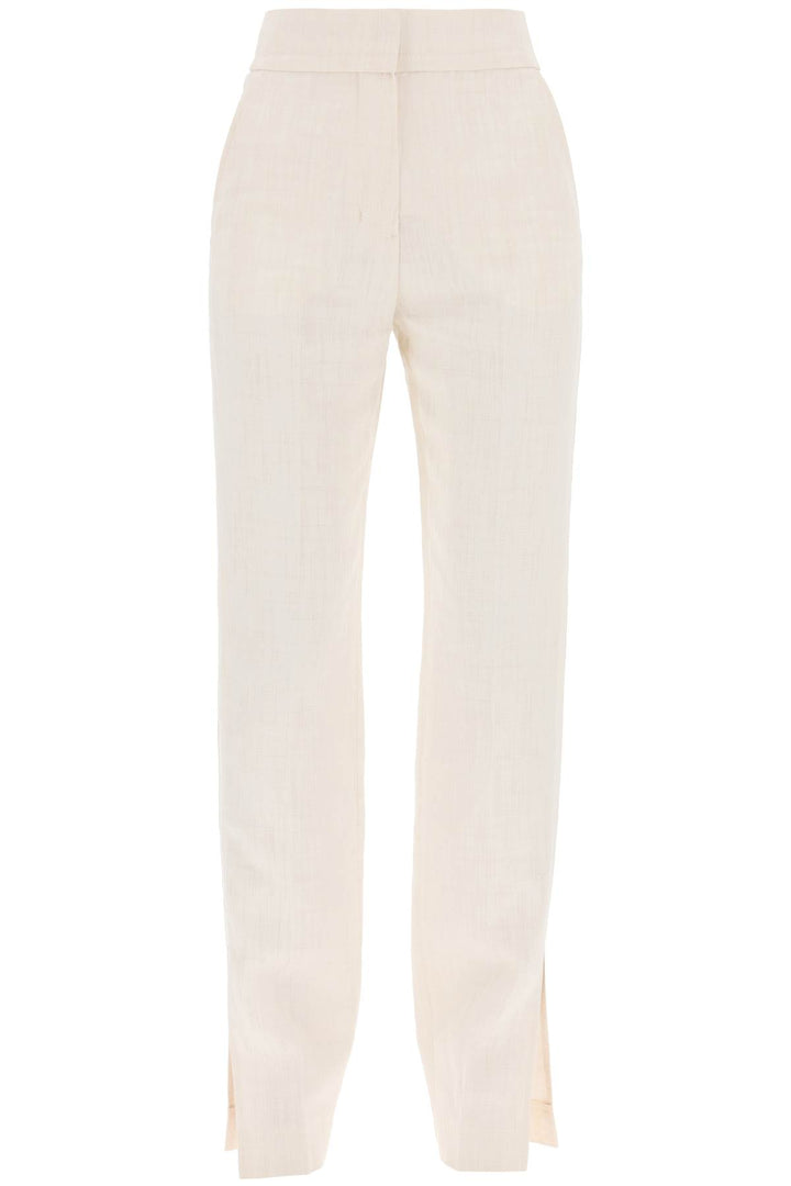 Jacquemus 'Le Pantalon Tibau' Slit Pants   White