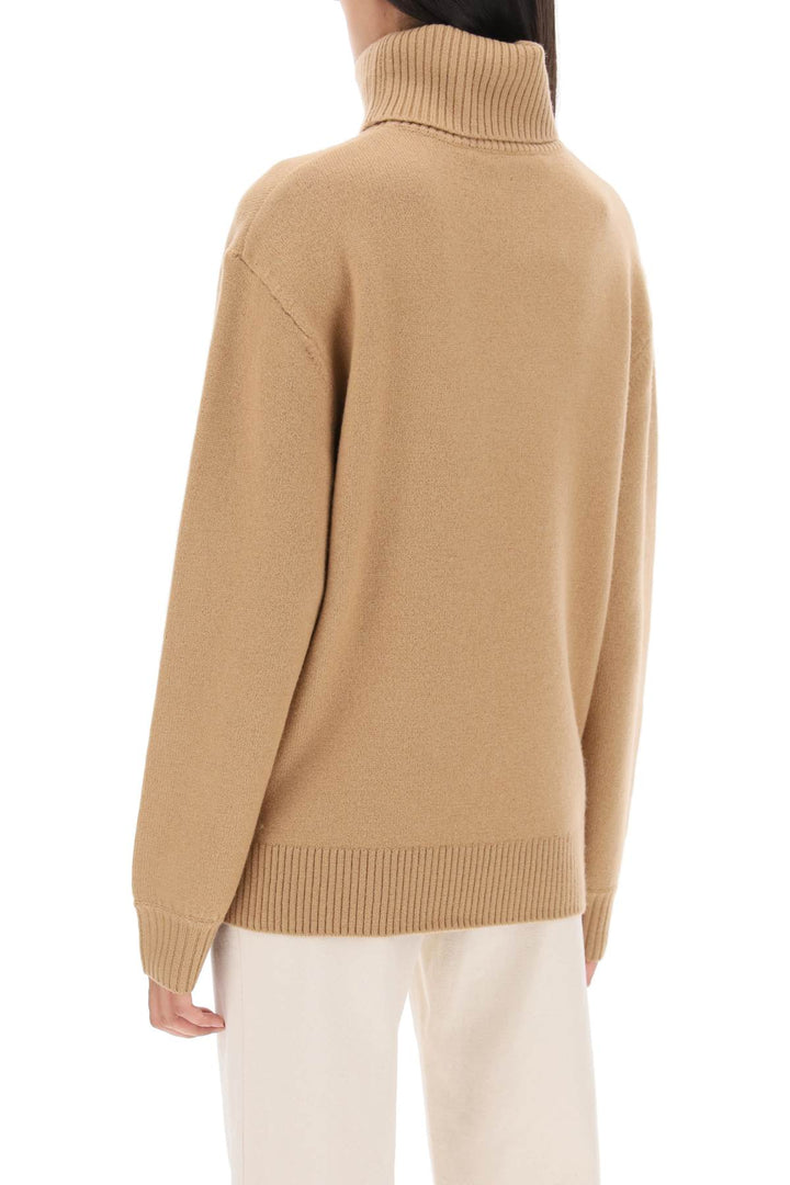 A.P.C. 'Walter' Virgin Wool Turtleneck Sweater   Beige