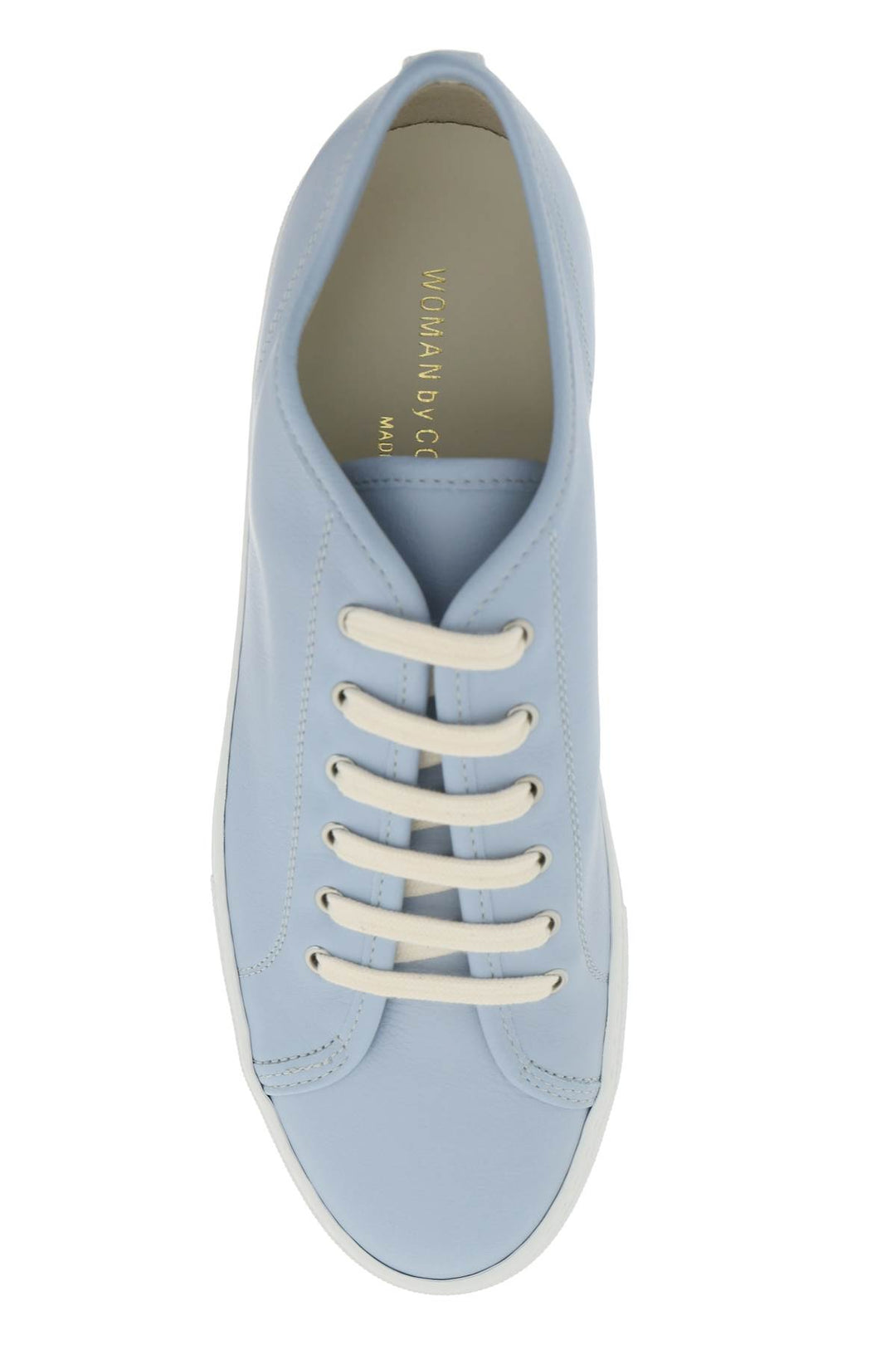 Common Projects Leather Tournament Low Super Sneakers   Light Blue