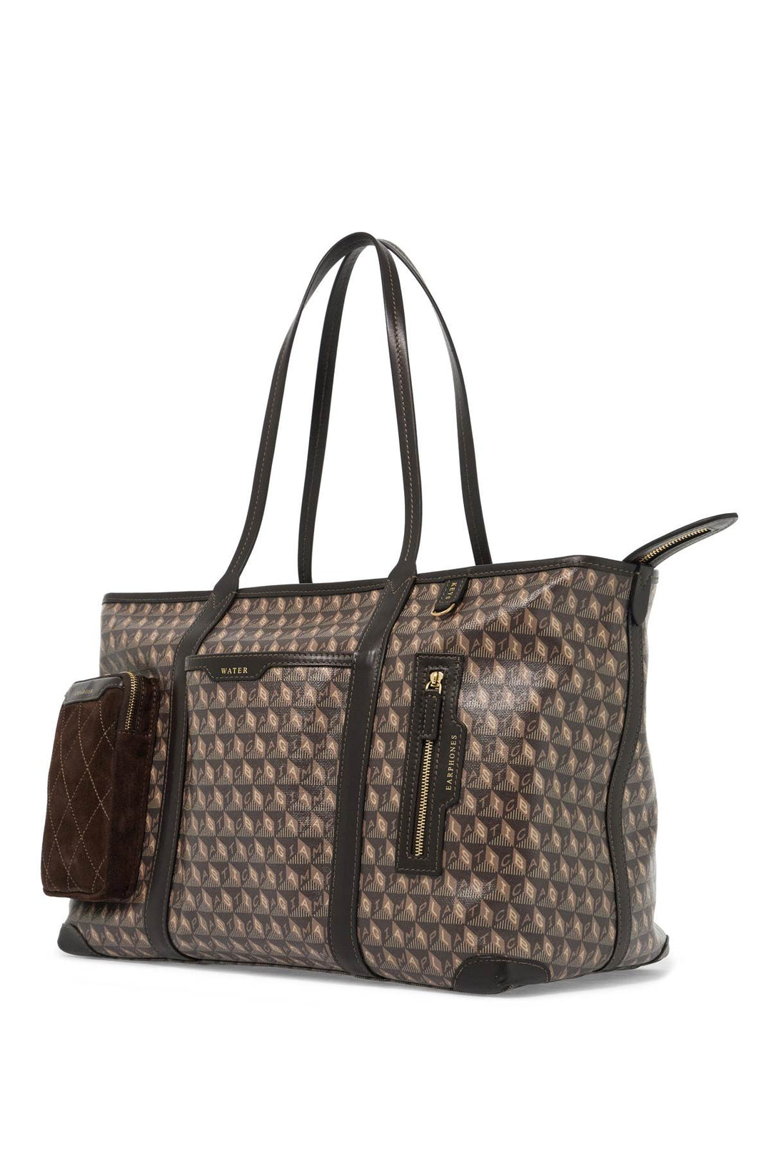 Anya Hindmarch Replace With Double Quotei Am A Plastic Bag In Flight Tote   Brown