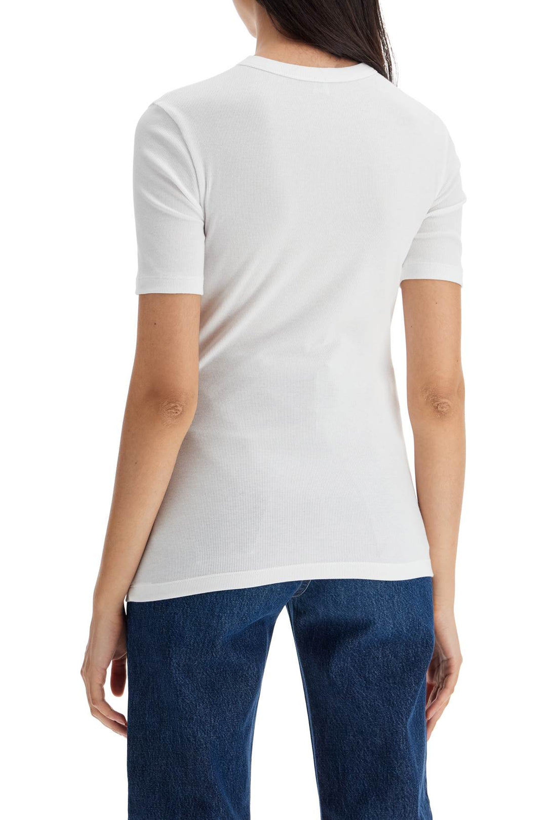 Toteme Classic Ribbed T Shirt For   White