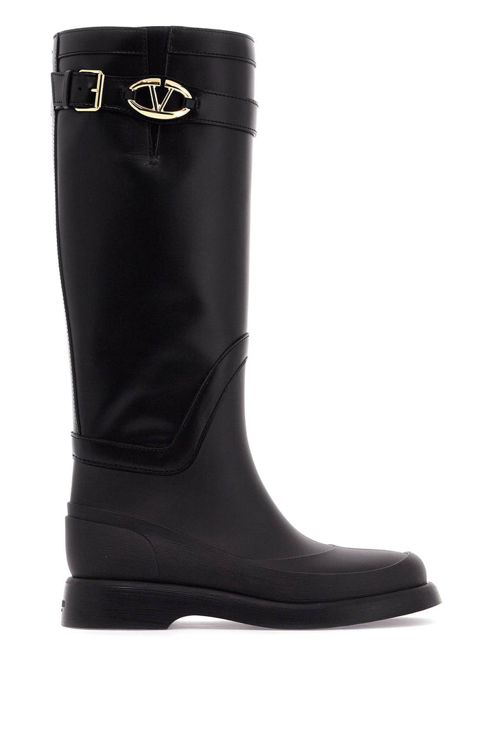 Valentino Garavani Rain Boots With Vlogo*** The Bold Edition   Black