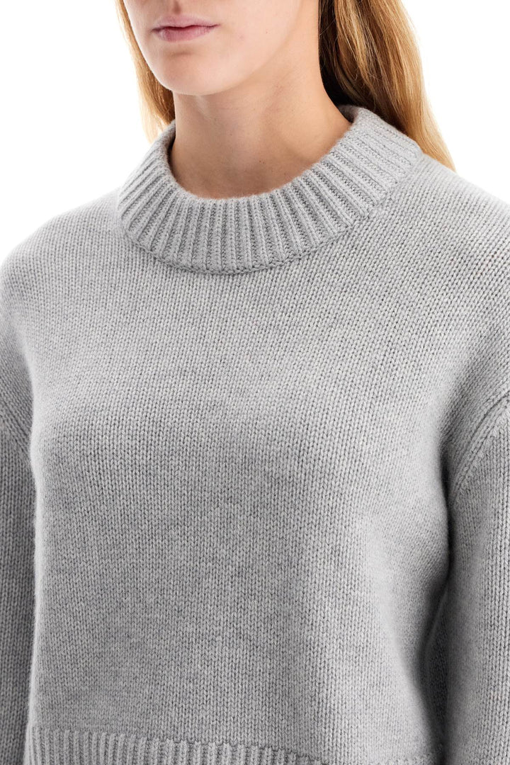 Lisa Yang Cashmere Sony Pullover Sweater   Grey