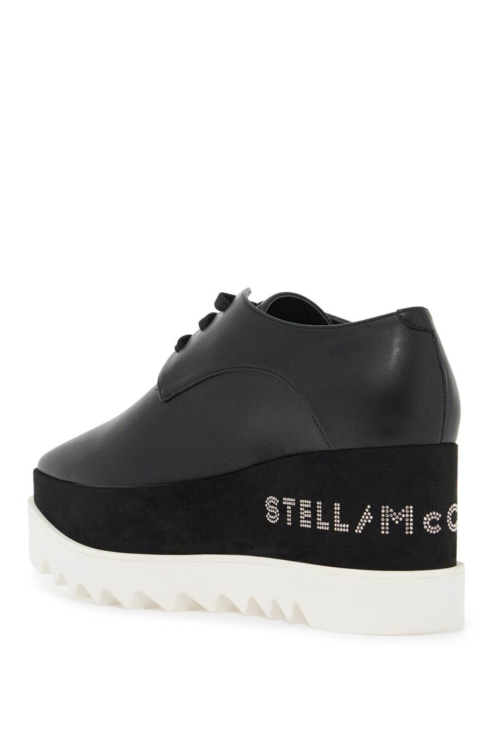 Stella Mc Cartney Logo Elyse Lace Ups   Black