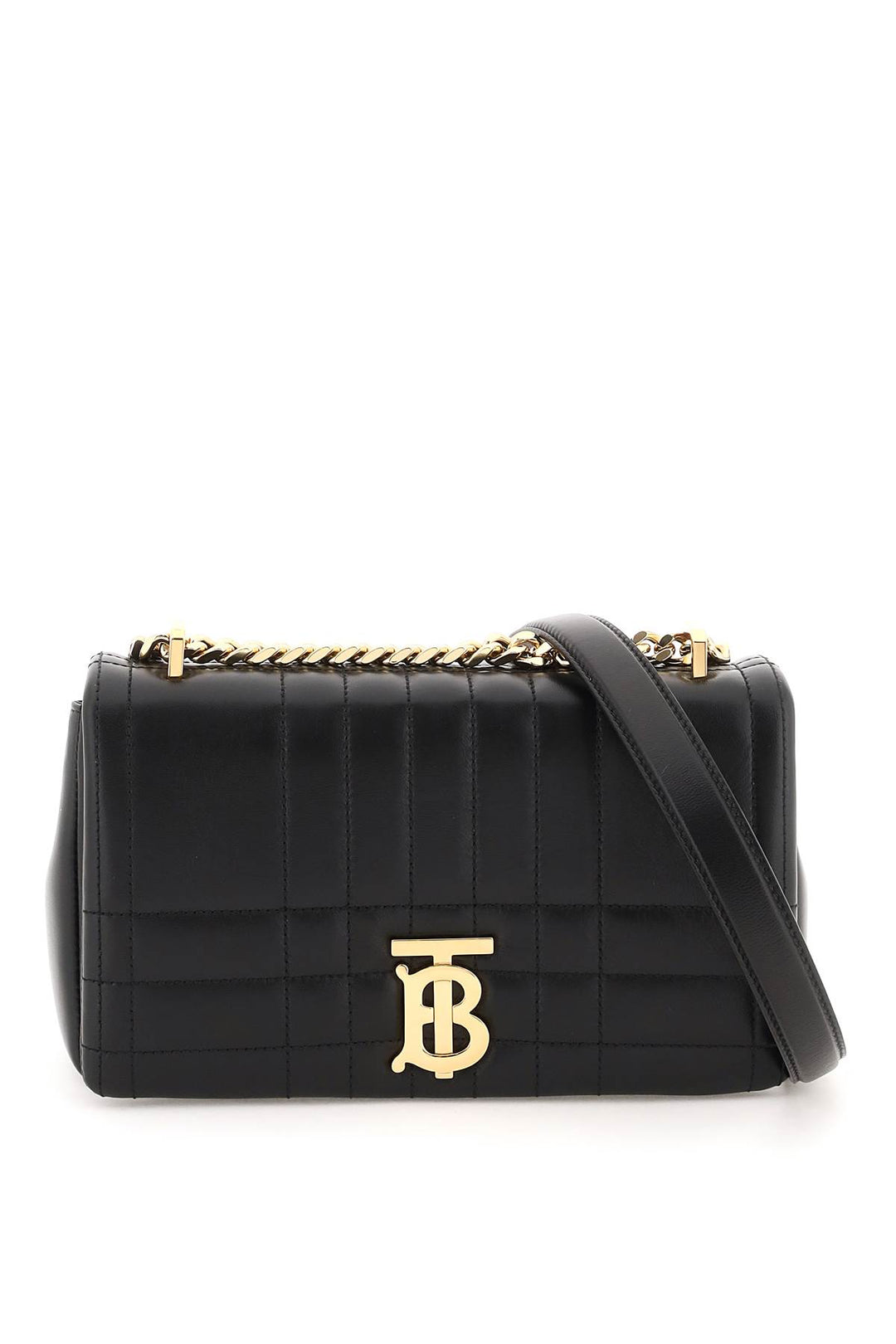 Burberry Quilted Leather Small Lola Bag   Nero