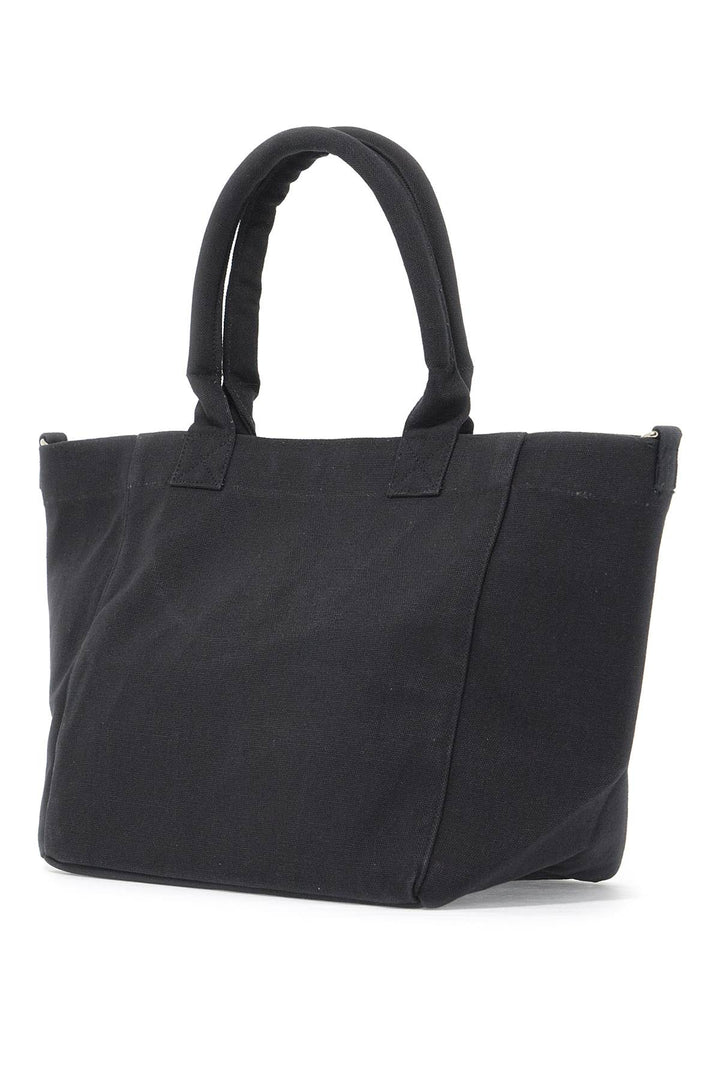 Ganni Embroidered Logo Tote Bag With   Black