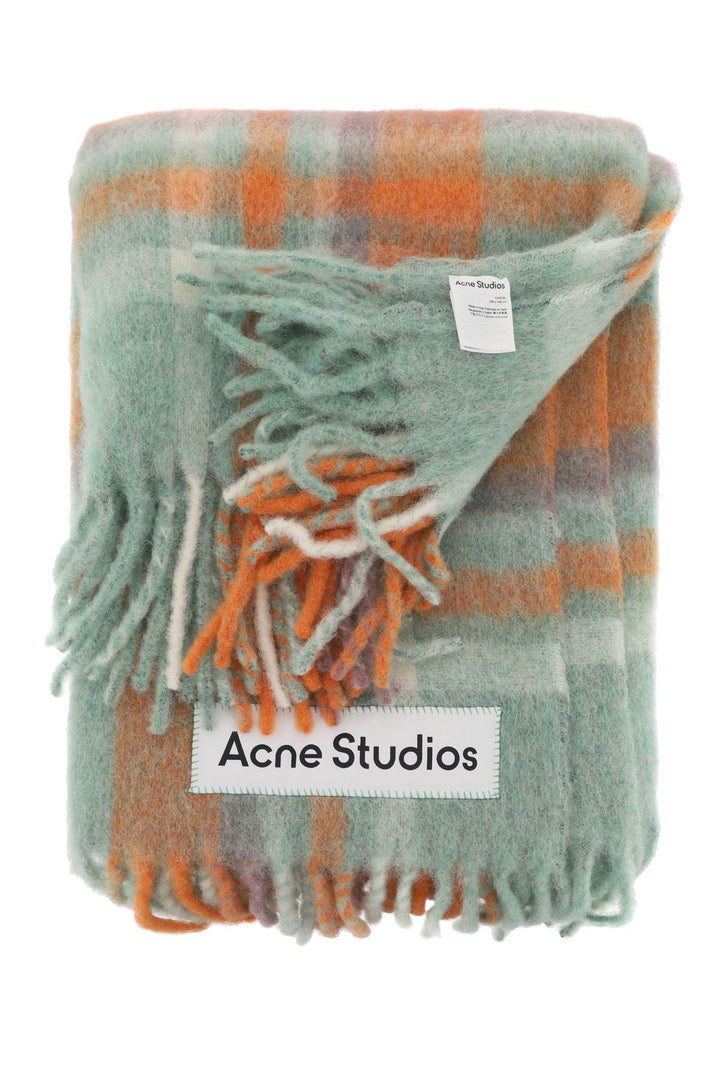 Acne Studios Wool & Mohair Extra Large Scarf   Arancio