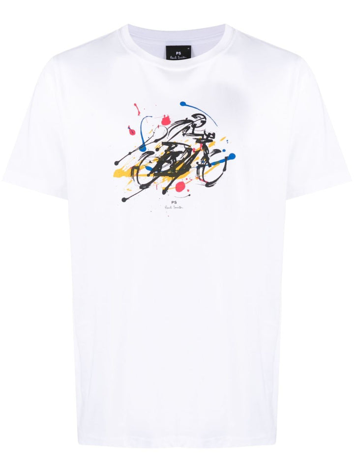 Ps By Paul Smith T Shirts And Polos White