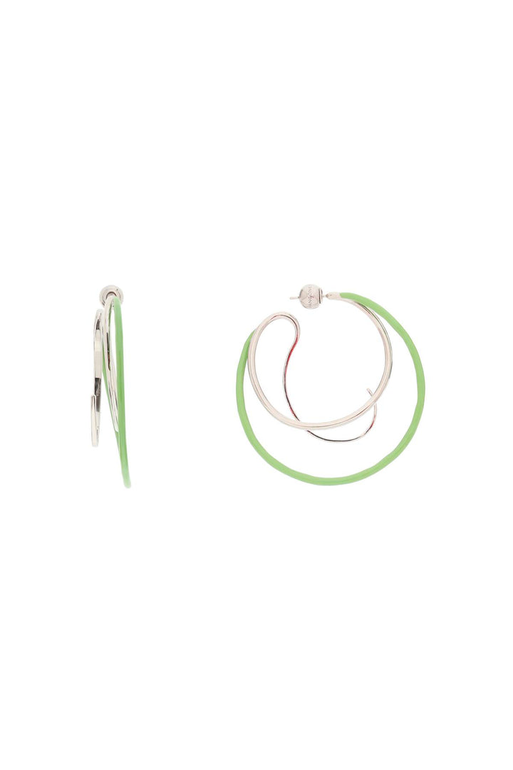 Panconesi 'Double Kilter' Earrings   Verde