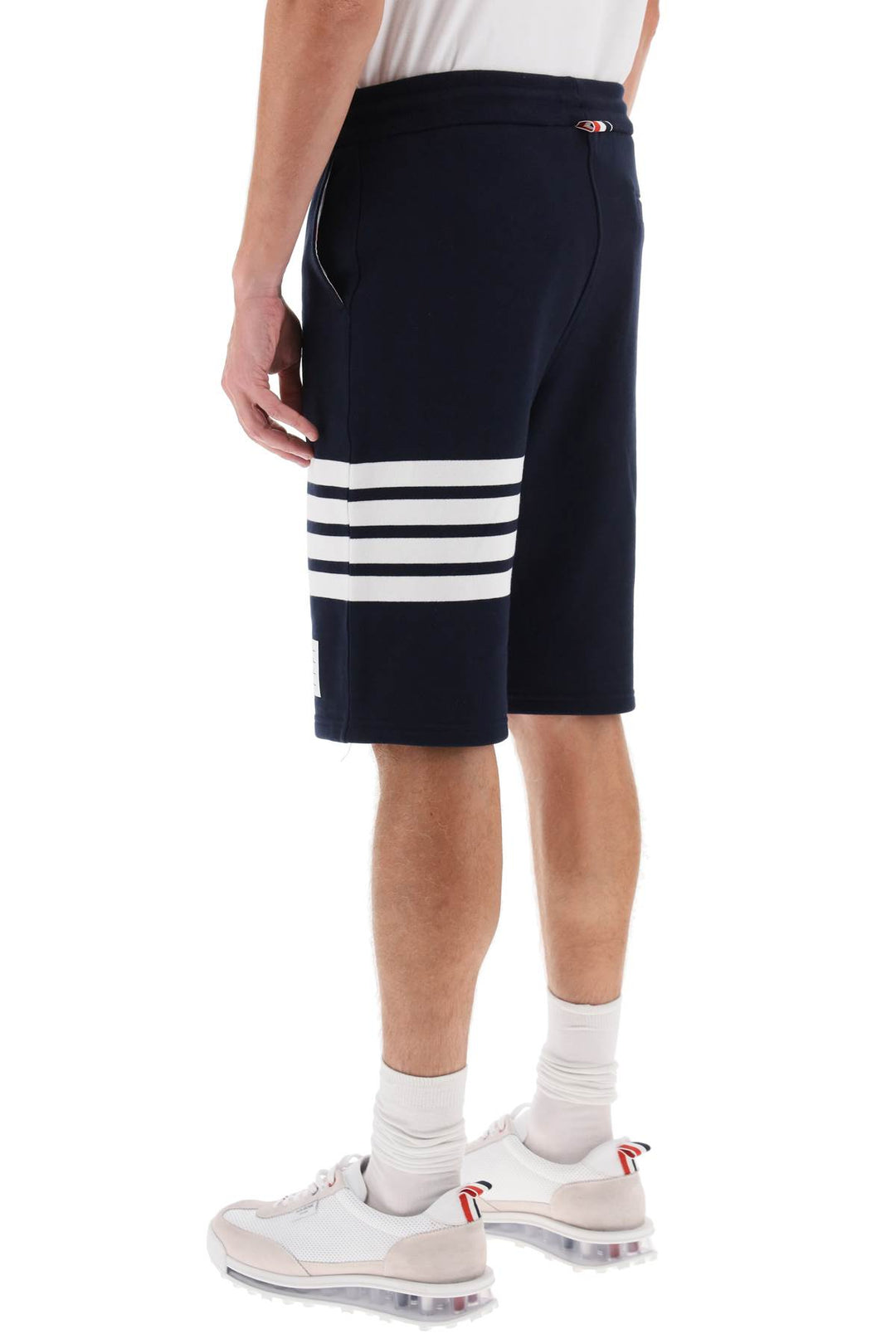 Thom Browne 4 Bar Sweat Shorts   Blue