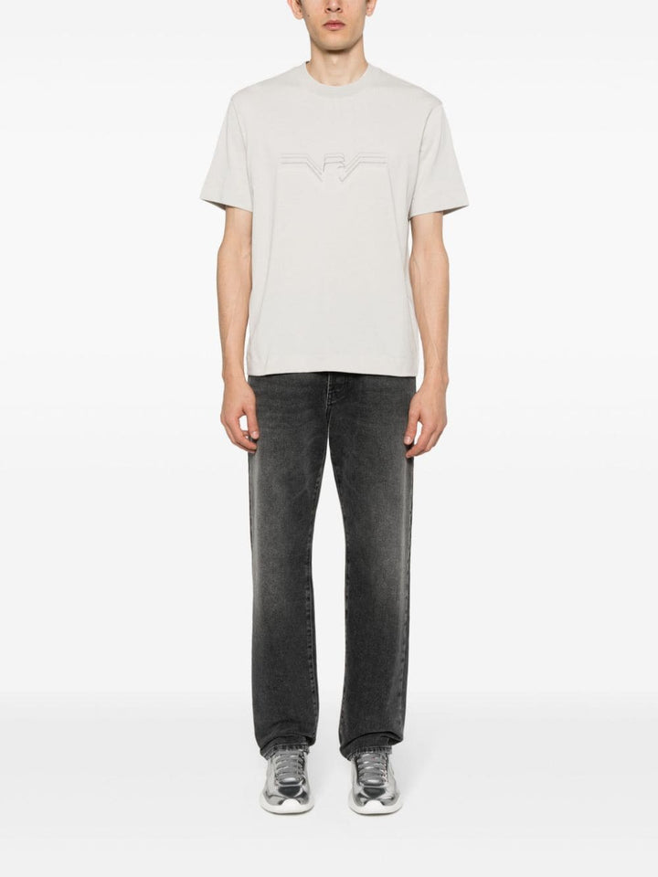Emporio Armani T Shirts And Polos Grey