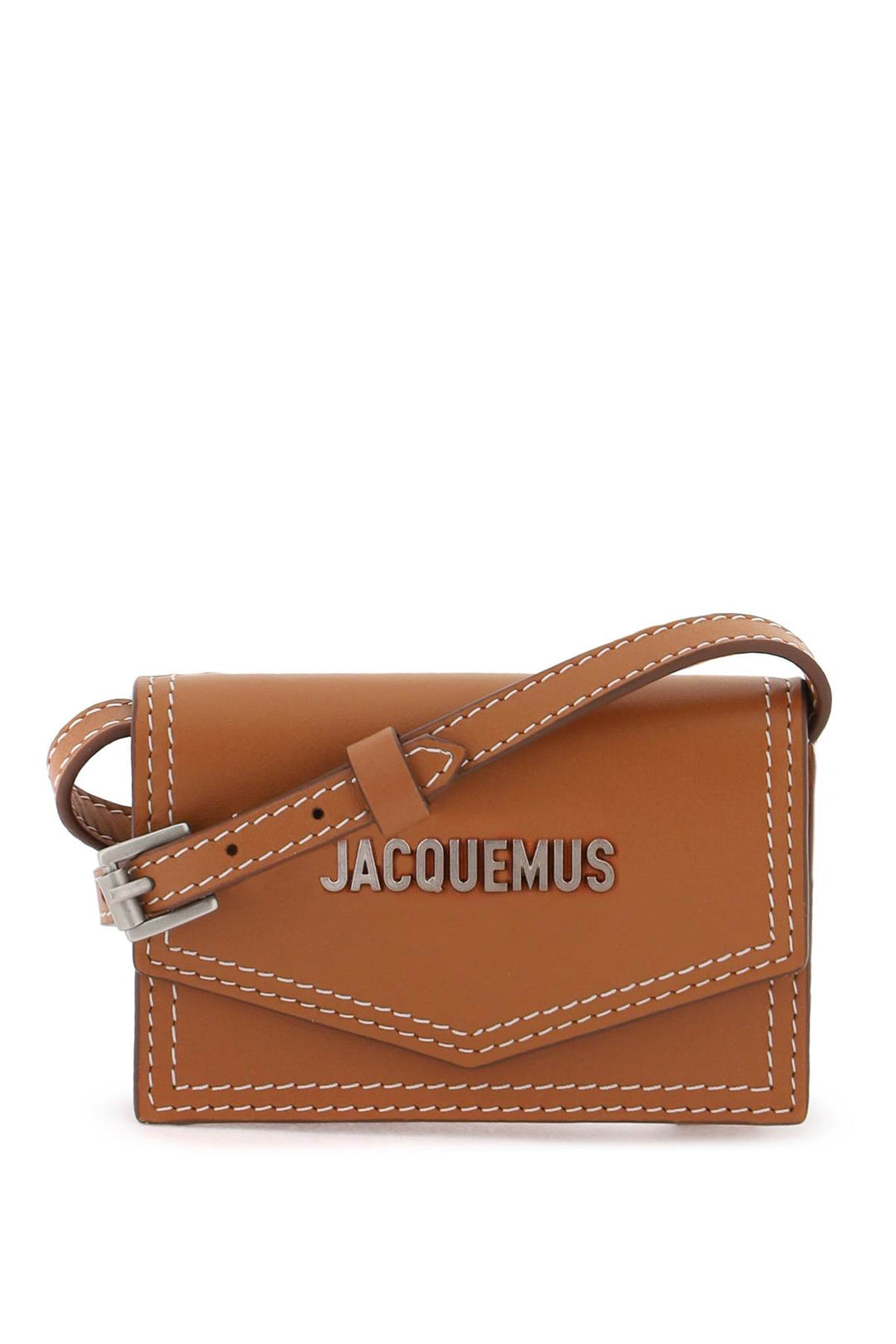 Jacquemus 'Le Porte Azur' Crossbody Cardholder   Marrone