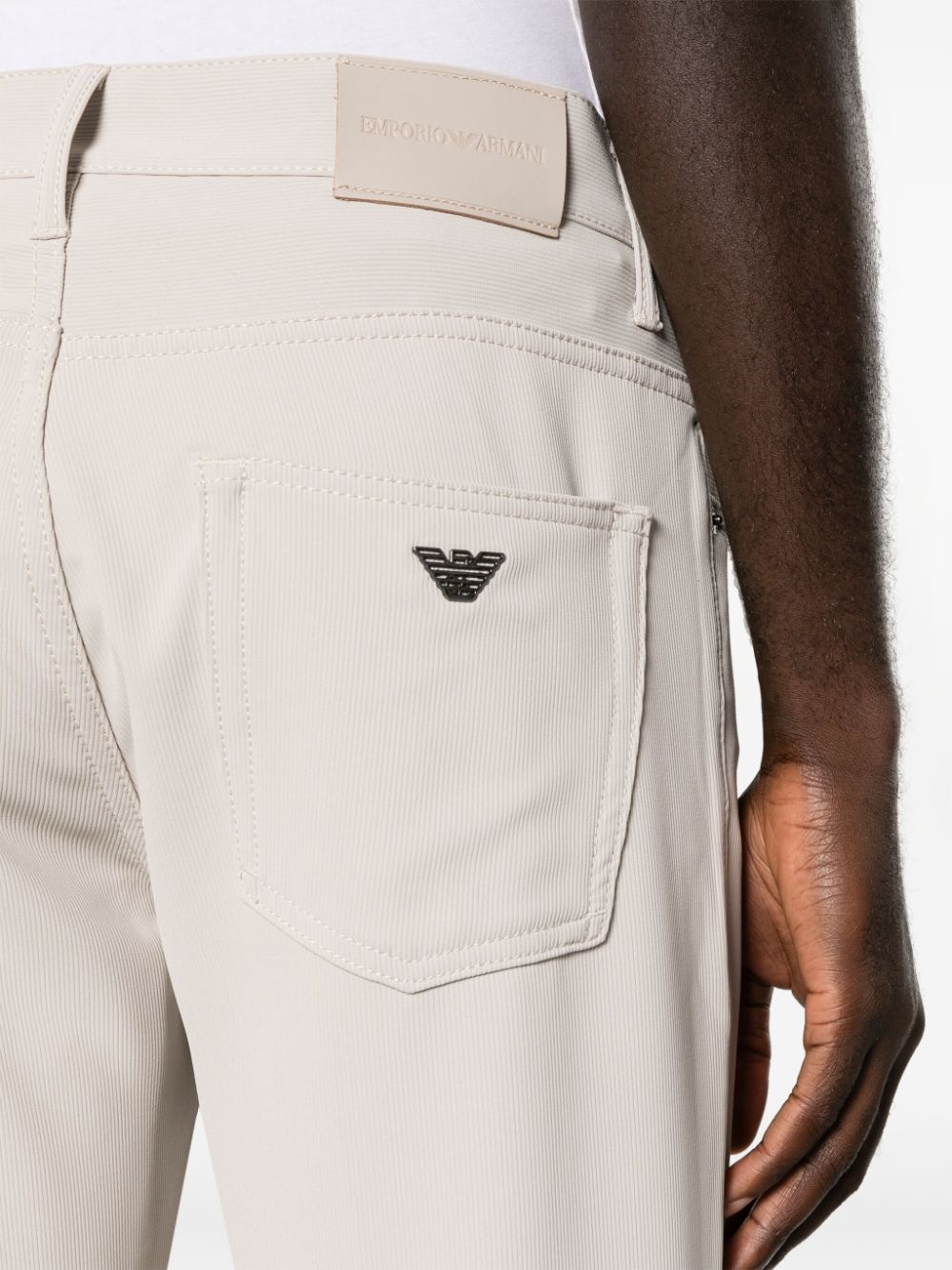 Emporio Armani Trousers Dove Grey