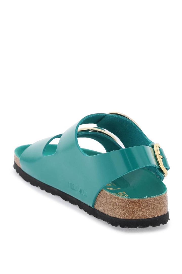 Birkenstock 'Milano' Big Buckle Sandals   Verde