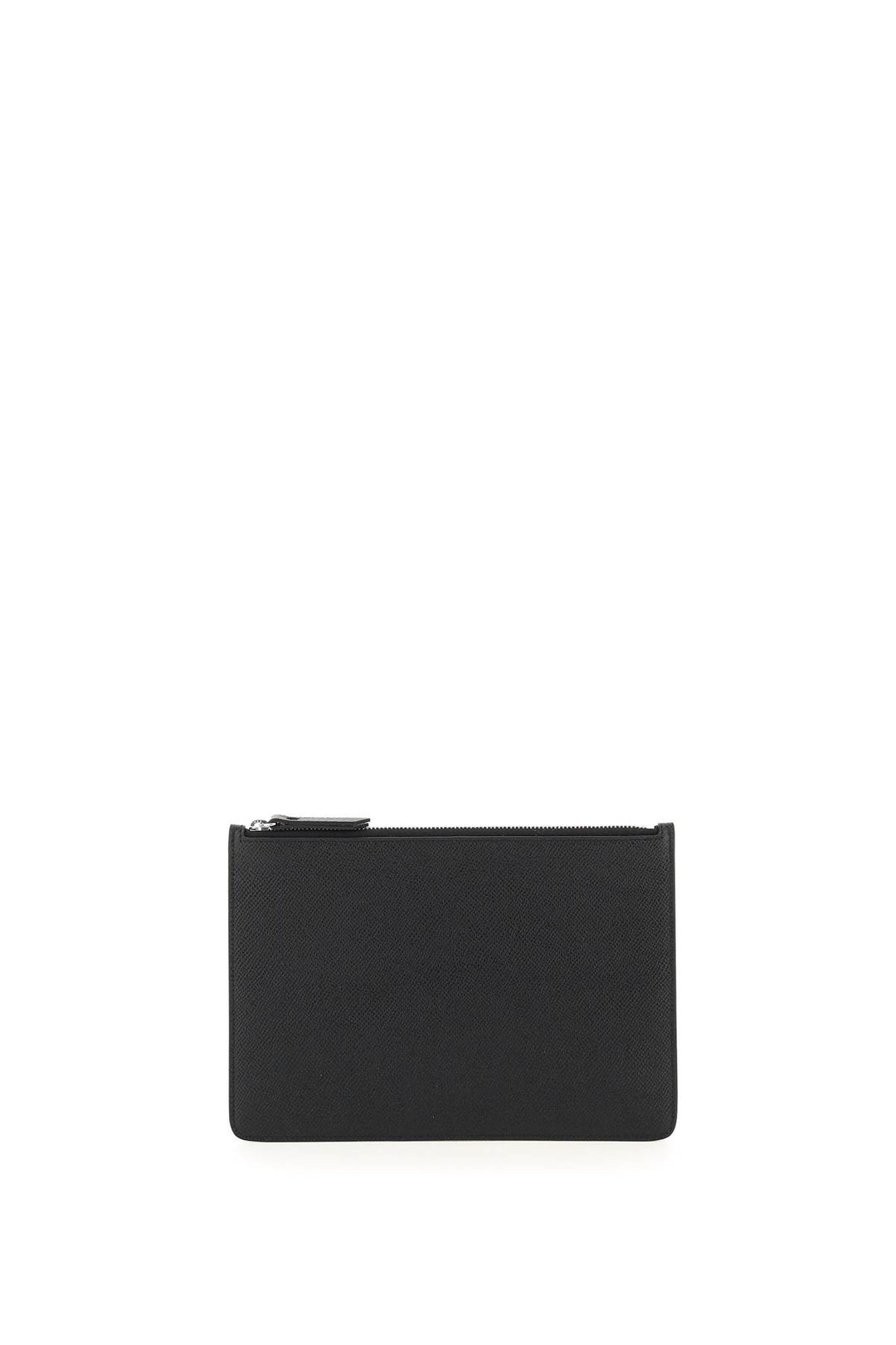 Maison Margiela Grained Leather Small Pouch   Nero