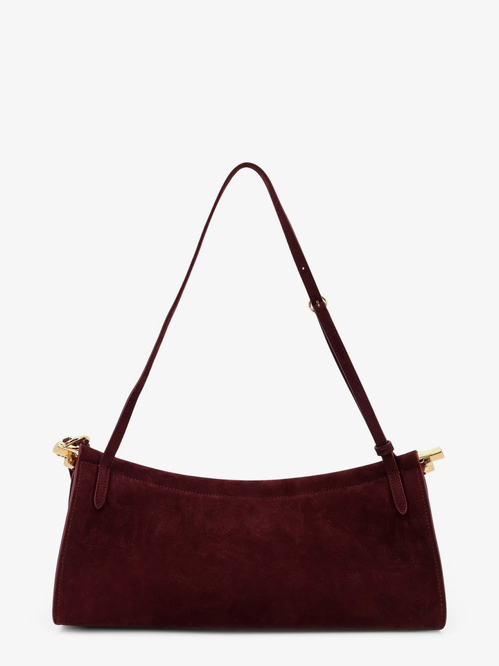 East West Medium suede shoulder bag