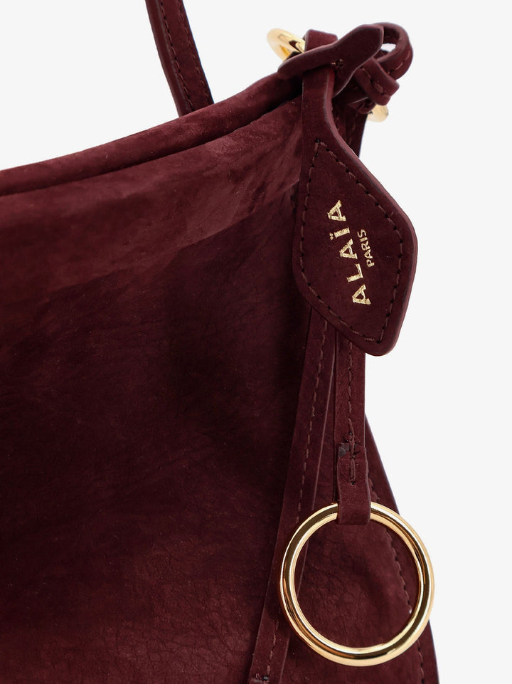 East West Medium suede shoulder bag