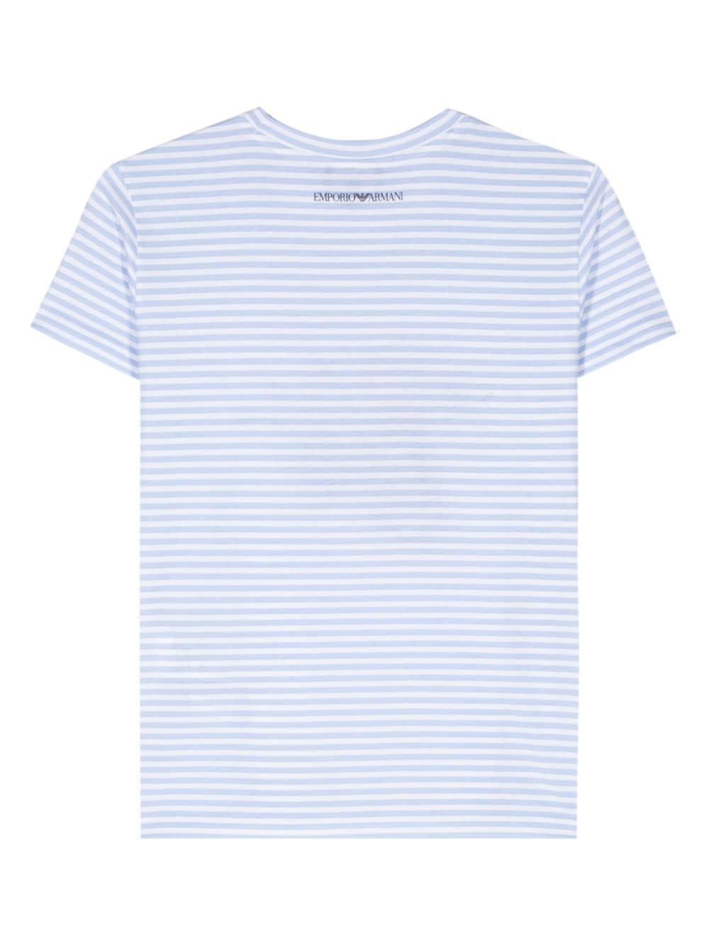 Emporio Armani T Shirts And Polos Clear Blue