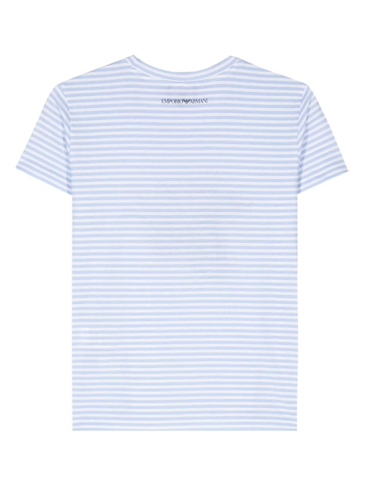 Emporio Armani T Shirts And Polos Clear Blue