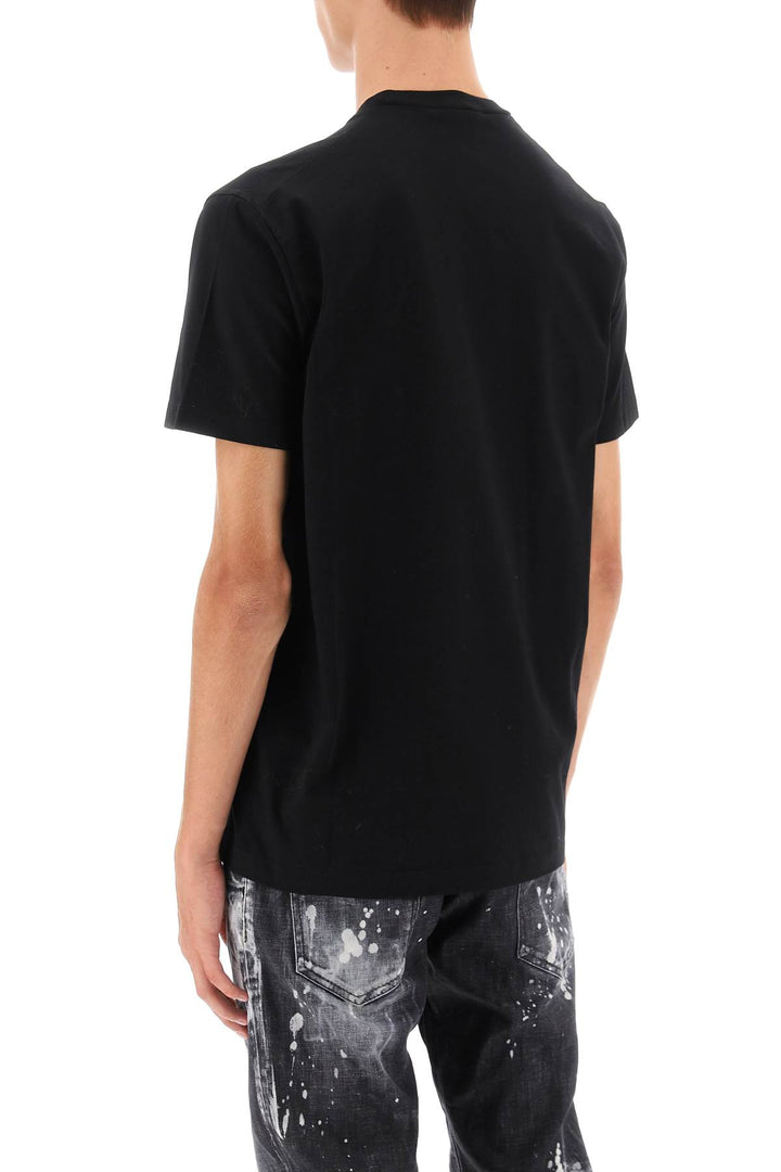 Dsquared2 Cool Fit Embroidered Tee   Nero