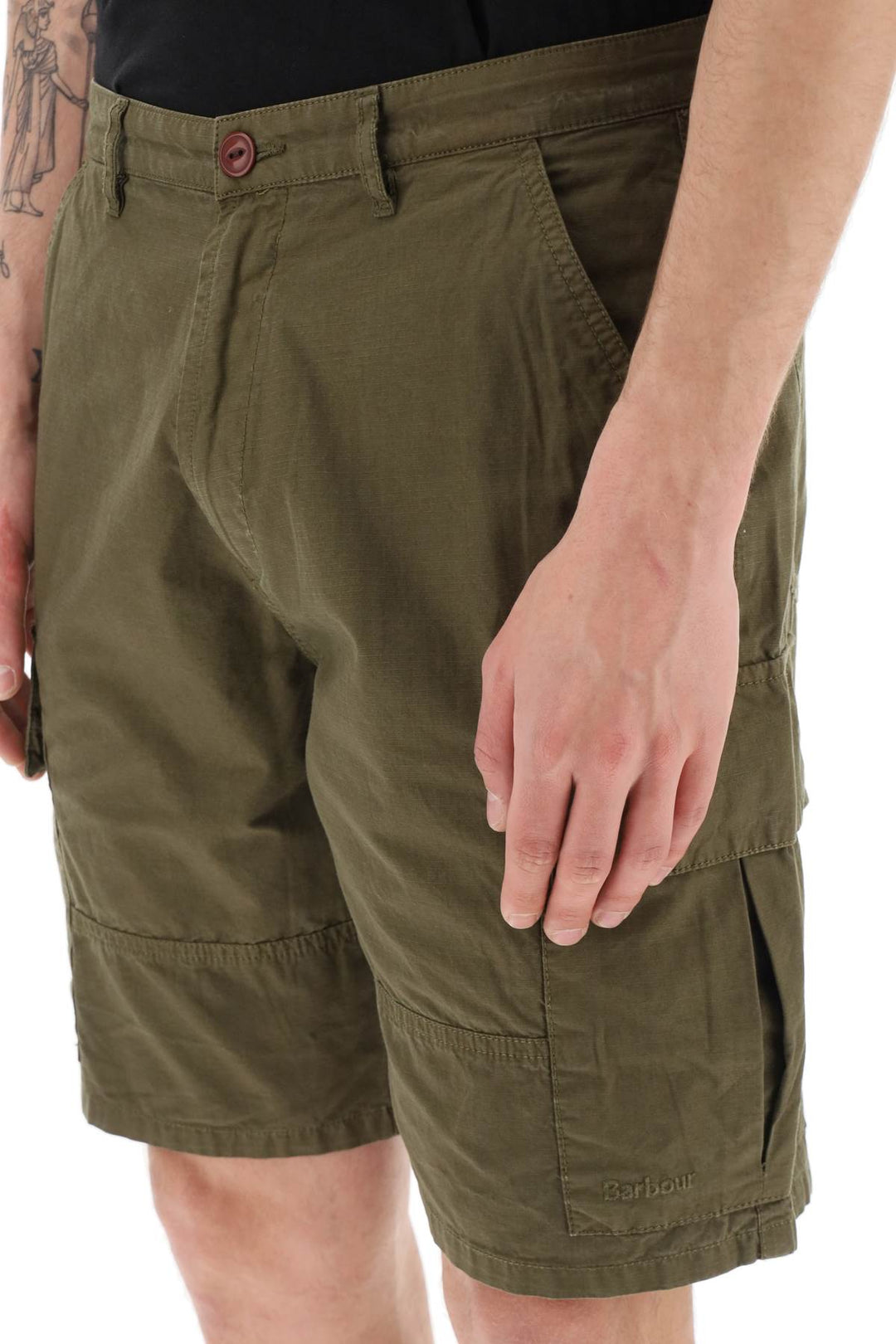 Barbour Cargo Shorts   Green