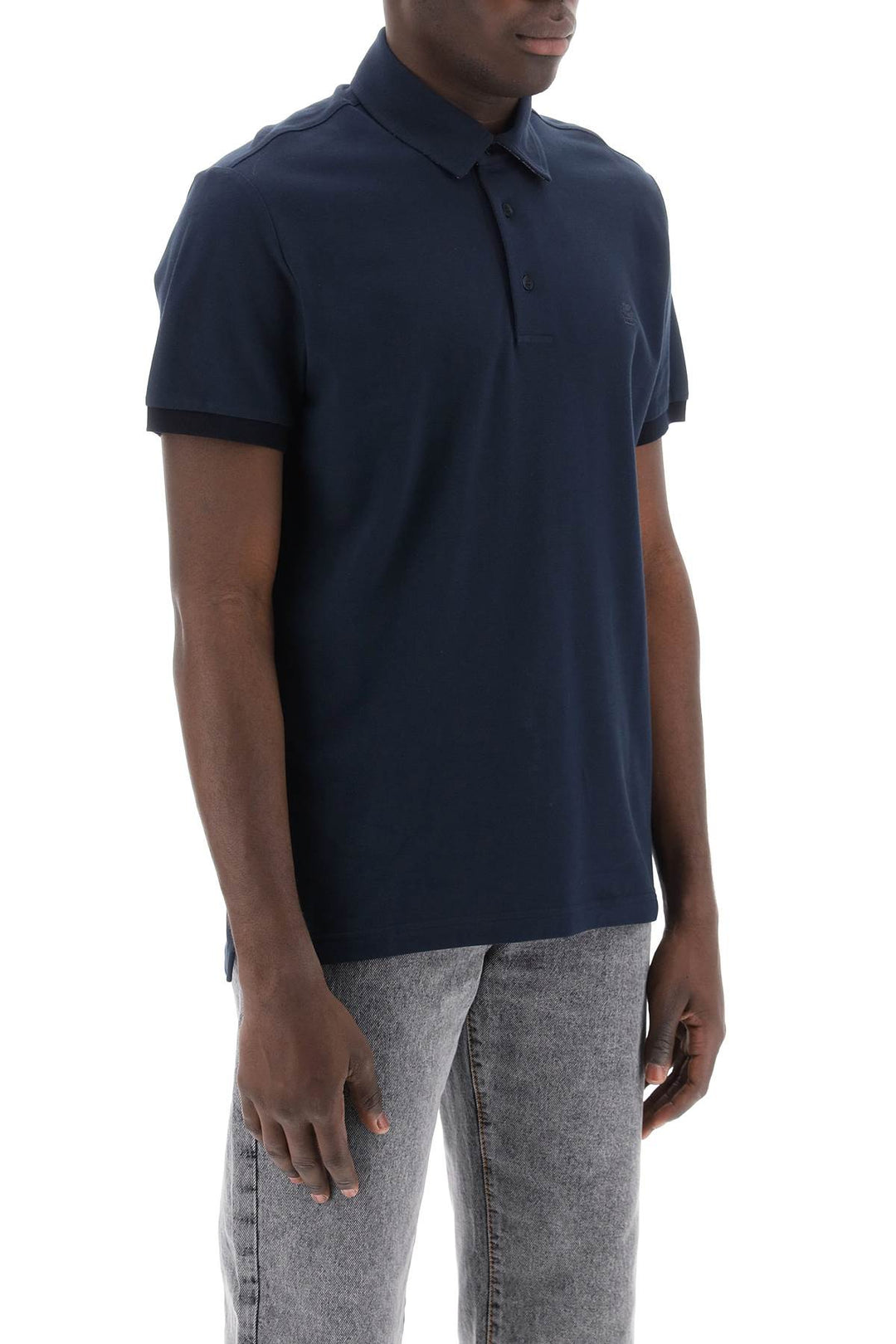 Etro Regular Fit Polo Shirt   Blu