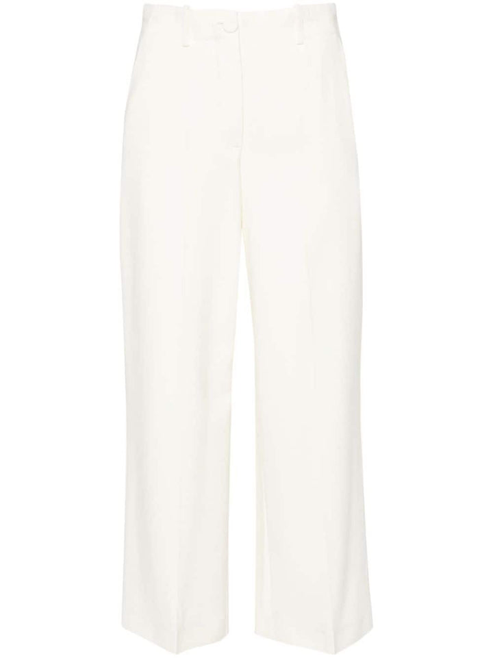 Erika Cavallini Semi Couture Trousers White