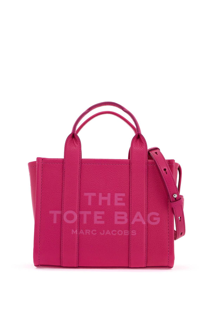 Marc Jacobs The Leather Small Tote Bag   Fuchsia