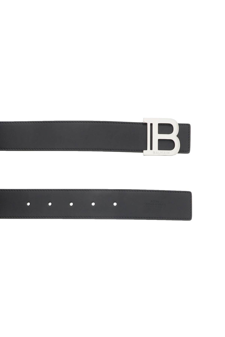 Balmain Reversibile B Belt   Black