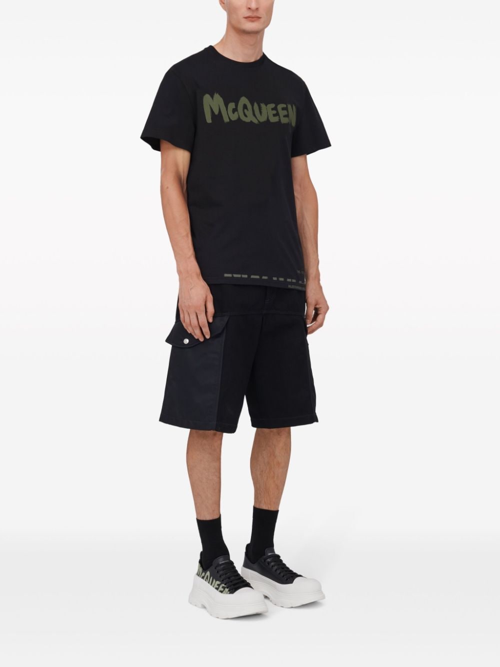 Alexander Mcqueen T Shirts And Polos Black