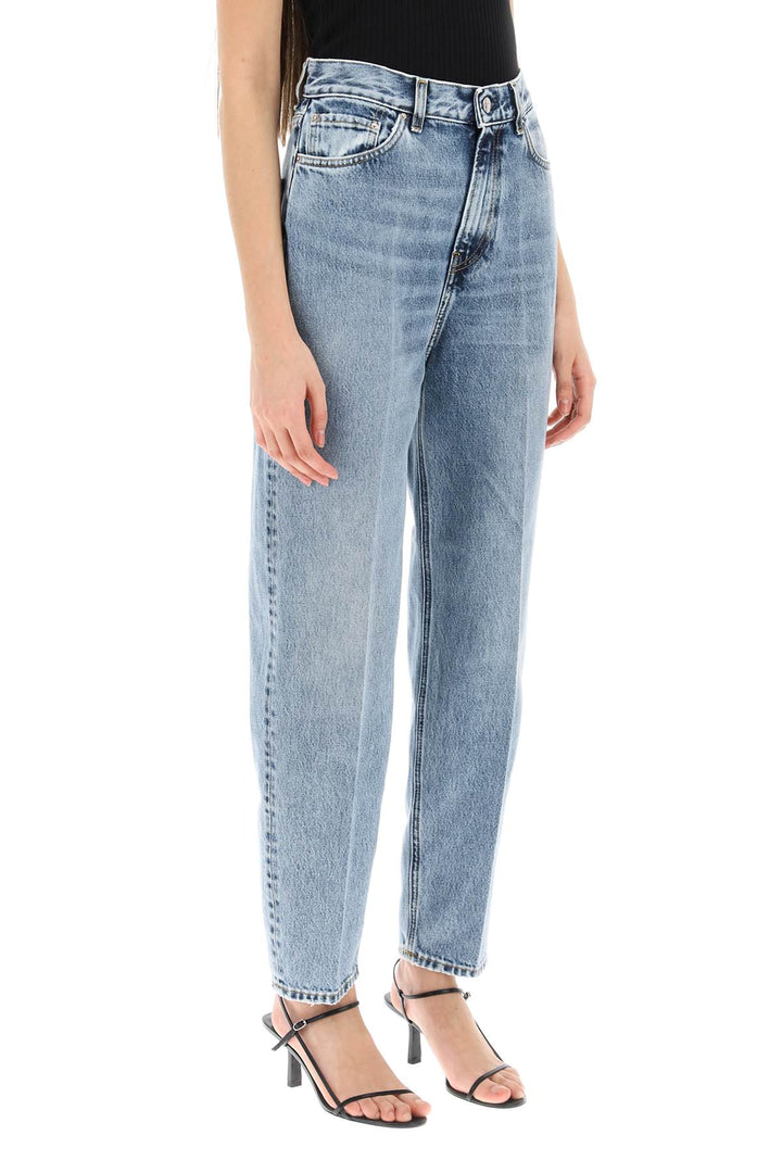 Toteme Organic Denim Tapered Jeans   Blu