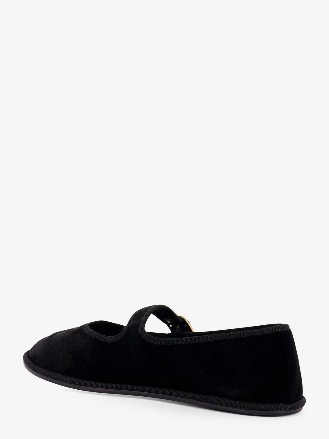 EveTriomphe velvet Mary Jane ballerinas