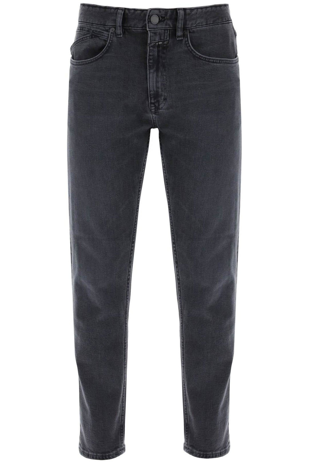 Closed Cooper Jeans With Tapered Cut   Grigio