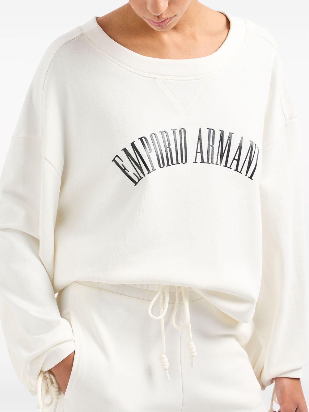 Emporio Armani Sweaters White