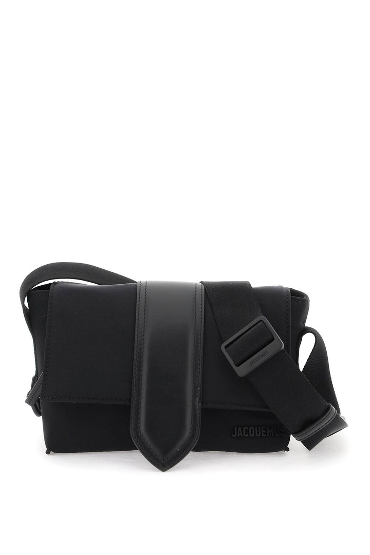 Jacquemus 'Le Petit Messenger Bambino Nylon Shoulder Bag For   Black