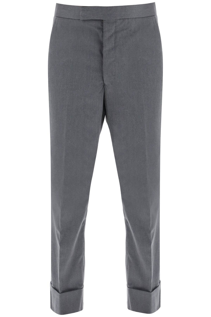 Thom Browne Cropped Tailoring Pants   Grey