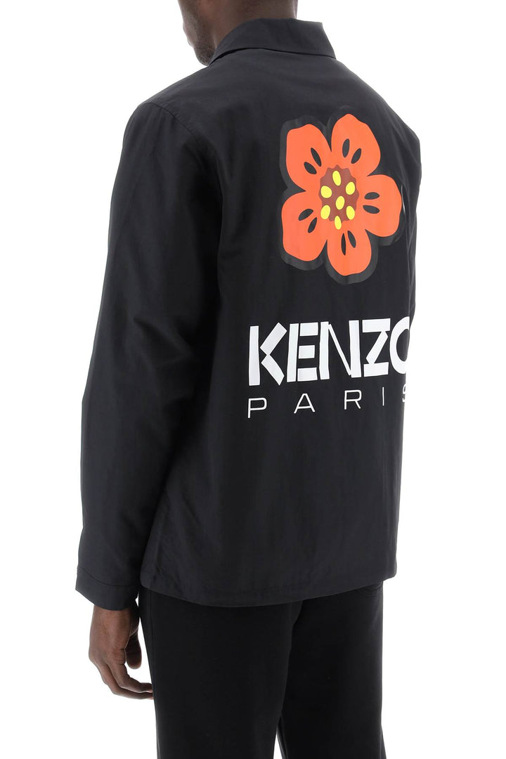 Kenzo Bokè Flower Coach Jacket   Nero