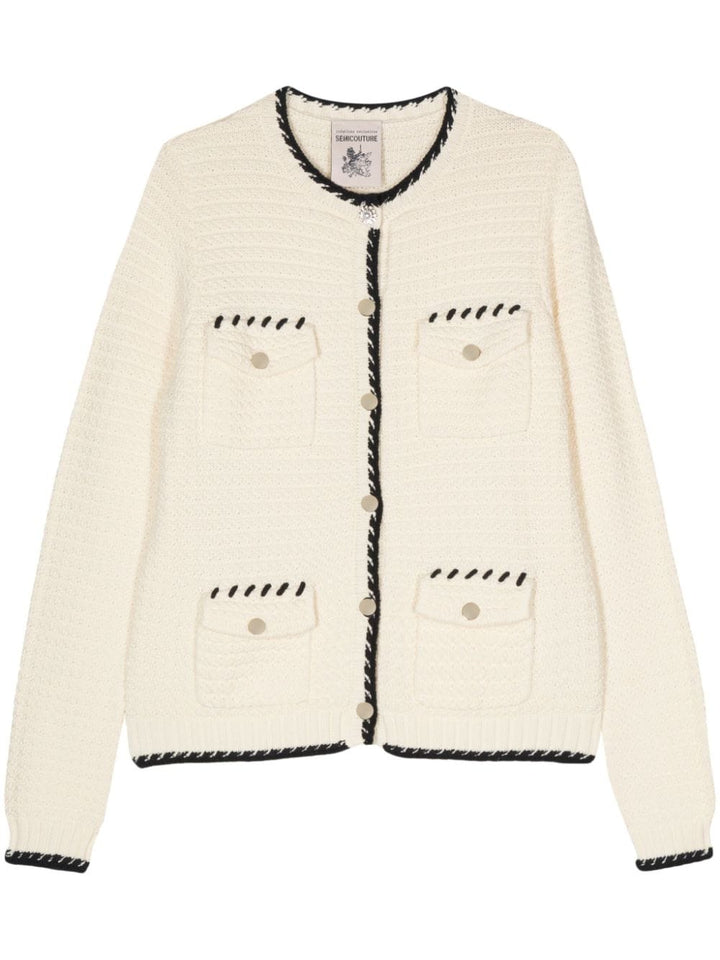 Semicouture Sweaters White