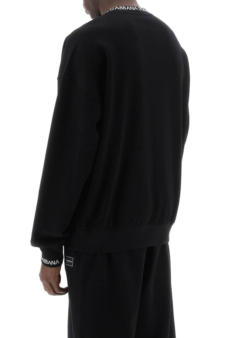Dolce & Gabbana Oversized Sweatshirt   Nero