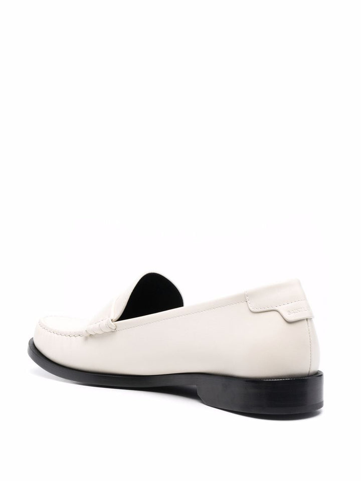 Saint Laurent  Flat Shoes White