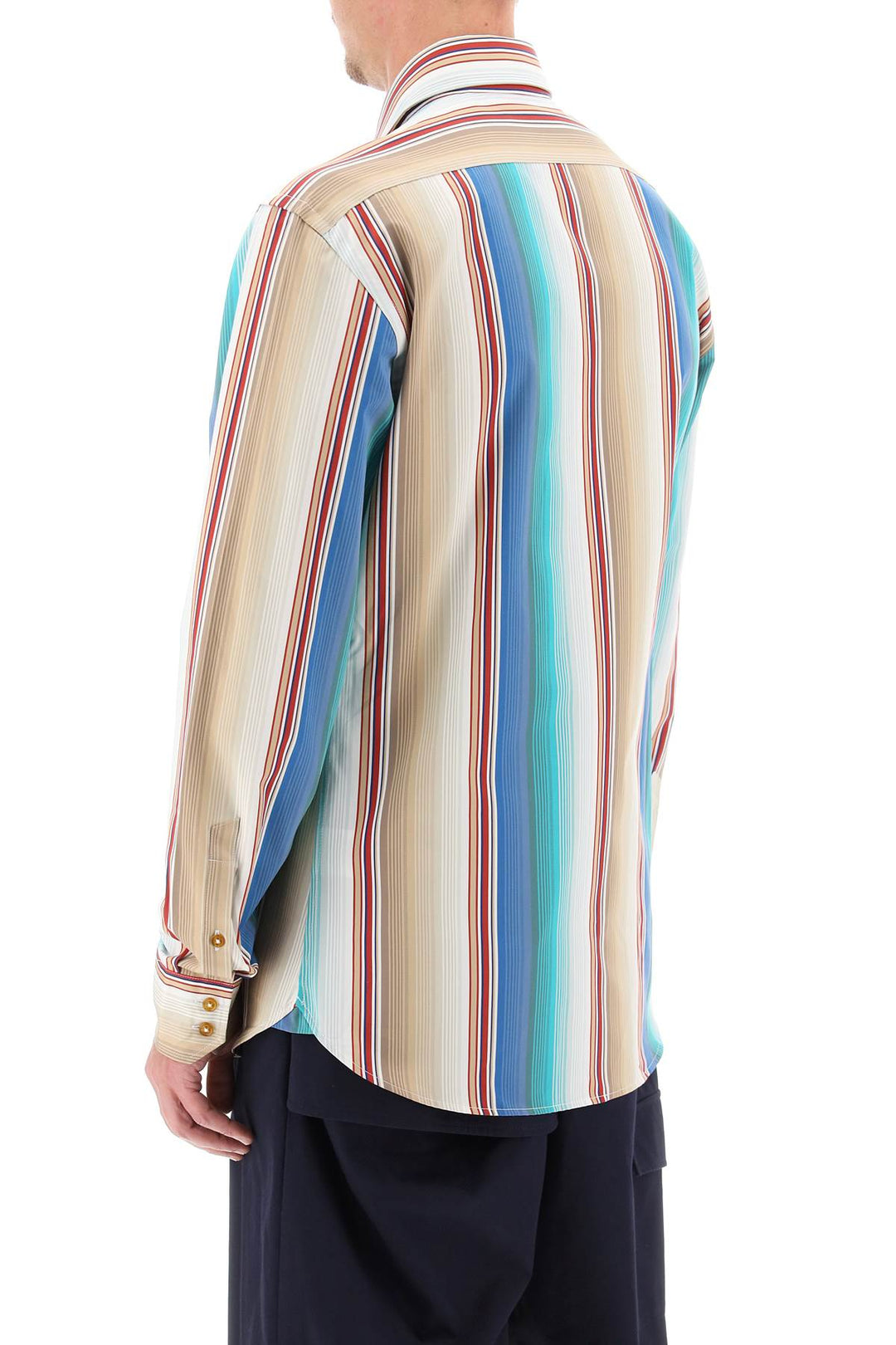 Vivienne Westwood Striped Ghost Shirt   Multicolor