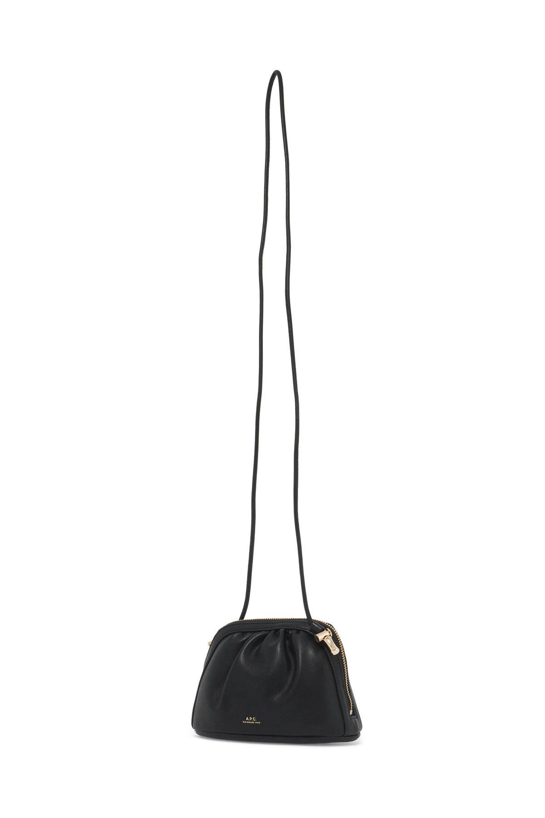 A.P.C. Mini Ninon Shoulder Bag With Strap   Black