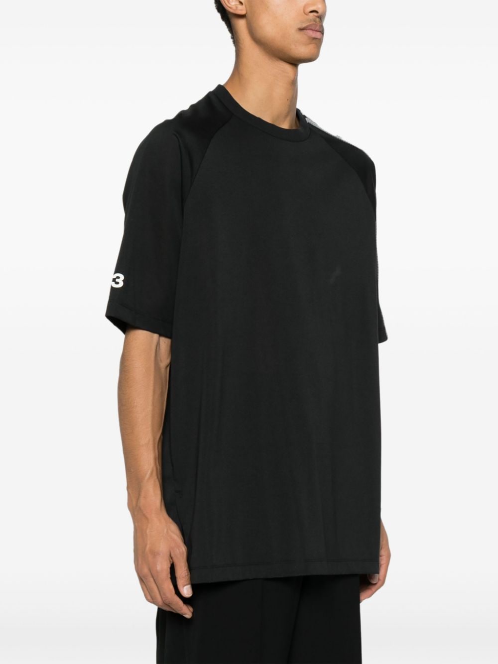 Y 3 T Shirts And Polos Black