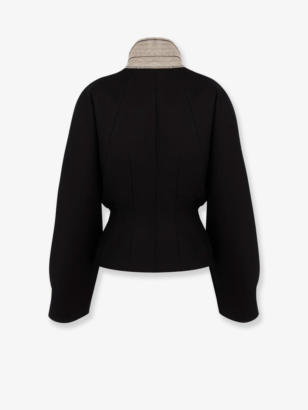 Grain de poudre virgin wool and silk Blazer