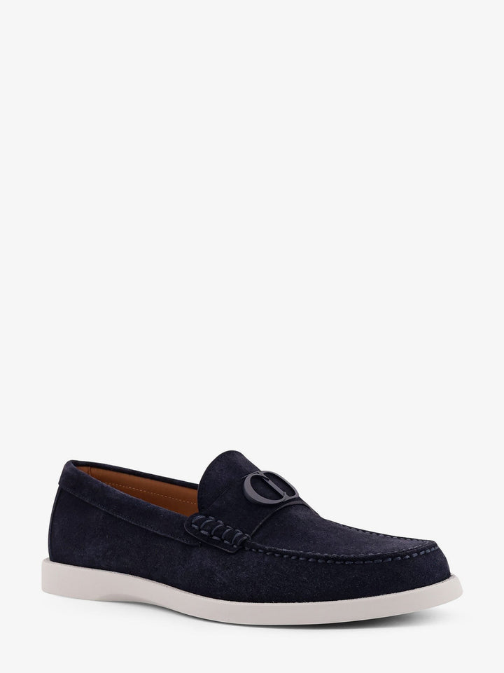 Granville suede loafers with iconic monogram