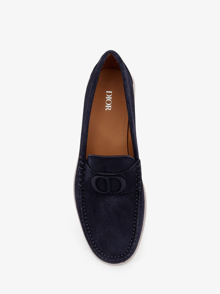 Granville suede loafers with iconic monogram